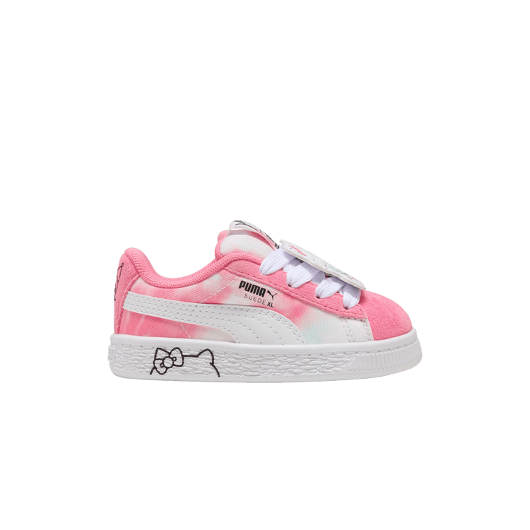 Hello Kitty x Puma Suede XL Toddler 'Hello Kitty and Friends Tie Dye' — Magic Rose/Peaceful Blue