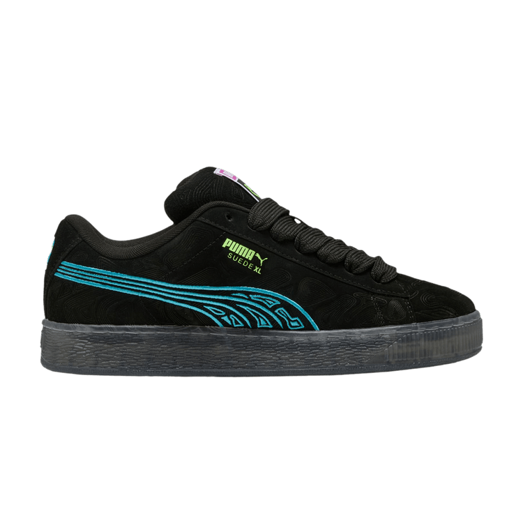 Puma Suede XL 'Alien - Black' — Black/Black