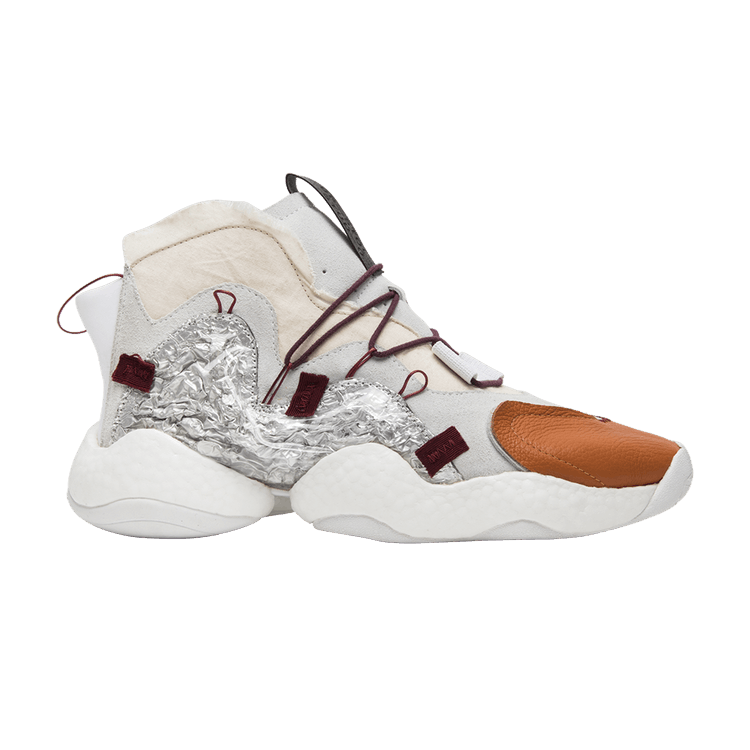 The Shoe Surgeon x Bristol Studio x adidas Crazy BYW 'Muslin' — Grey/Silver/Brown/Maroon