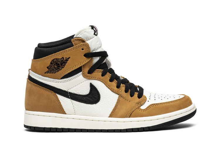 Air Jordan 1 Retro High OG 'Rookie of the Year' — Gold Harvest/Black-Sail