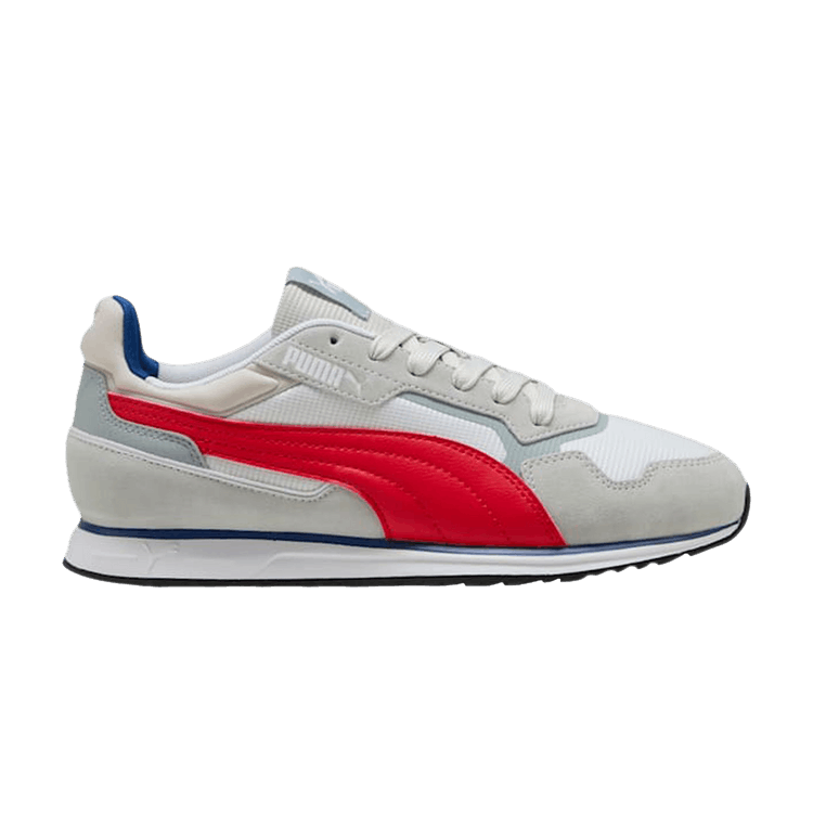 Puma Softride ST Miler 'Cool Light Gray For All Time Red White' — Cool Light Gray/For All Time Red/White