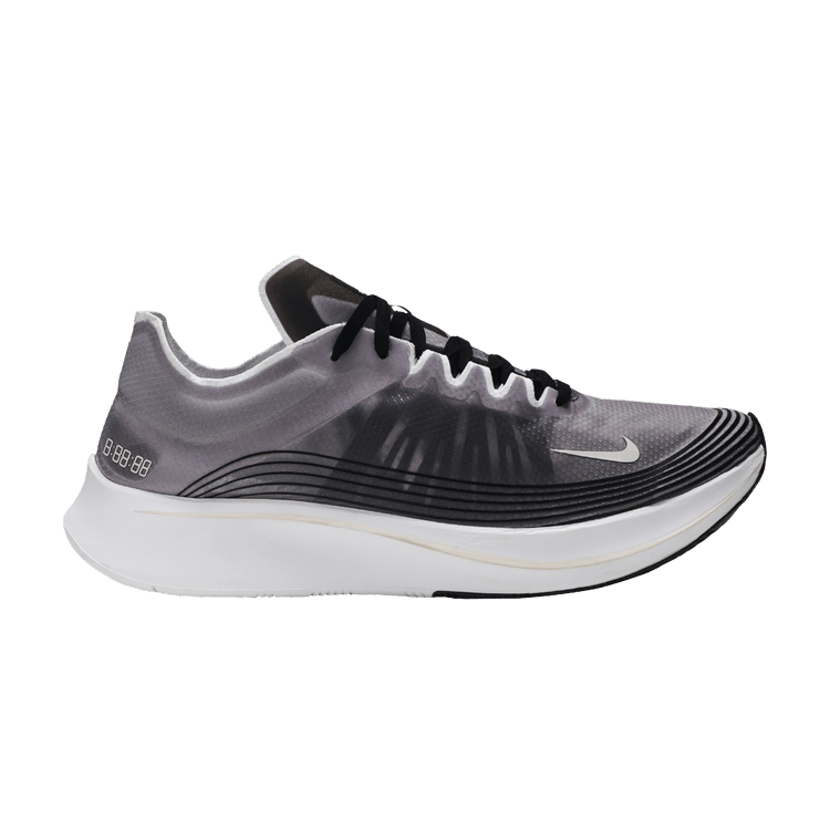 Nike Zoom Fly SP 'Black' — Black/Light Bone-White