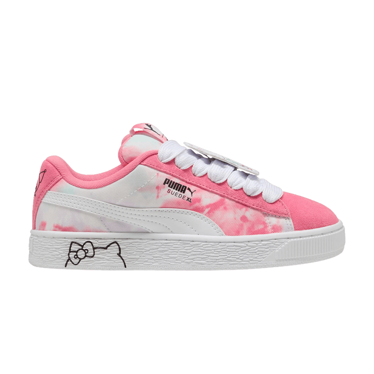 Hello Kitty x Puma Suede XL Big Kid 'Hello Kitty and Friends Tie Dye' — Magic Rose/Peaceful Blue