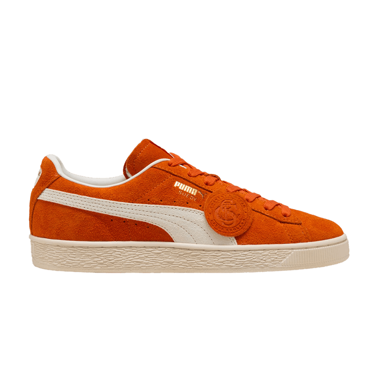 Charles F. Stead x Puma Suede 4 'Orange Glo' — Orange Glo/White