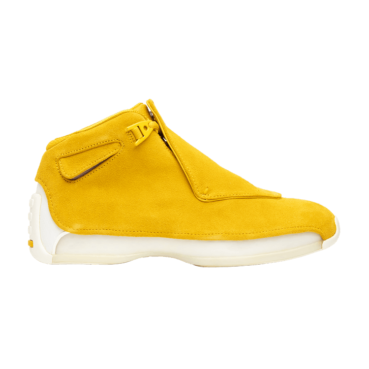 Air Jordan 18 Retro 'Yellow Suede' — Yellow Ochre/Yellow Ochre/Sail