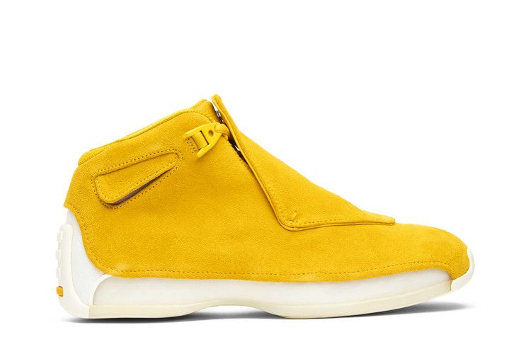 Air Jordan 18 Retro 'Yellow Suede' — Yellow Ochre/Yellow Ochre/Sail