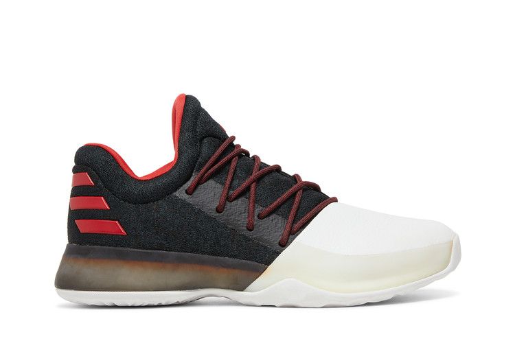 Adidas Harden Vol.1 J 'Pioneer' — Core Black/Scarlet/Footwear White