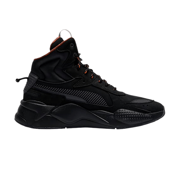 Puma RS-X Mid 'Black Ice' — Black/Dark Coal/Brown Mushroom