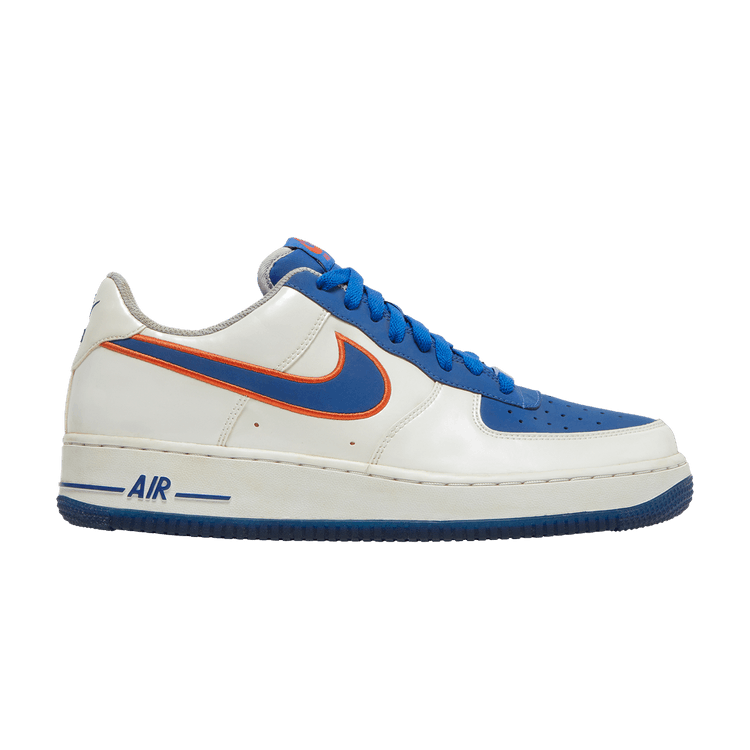 Nike Air Force 1 Low 'Knicks' — White/Game Royal-Turf Orange