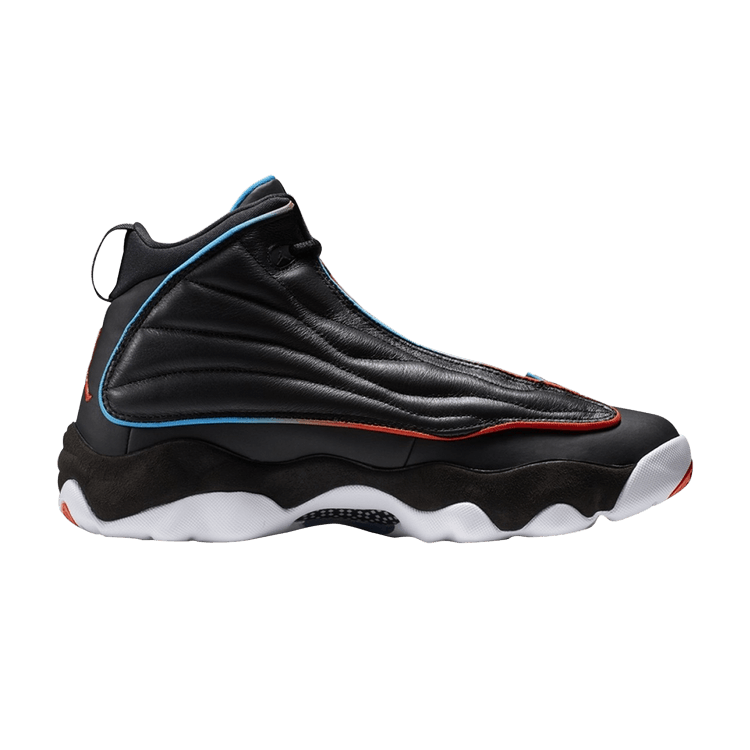 Air Jordan Pro — black/orange-blue