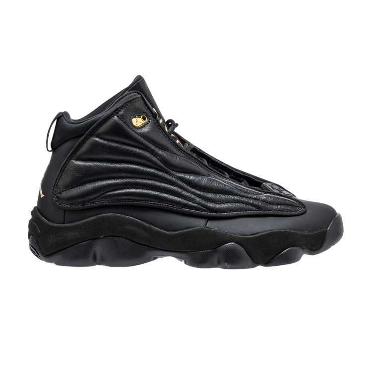 Air Jordan Pro Strong 'Black Metallic Gold' — Black/Metallic Gold-Black