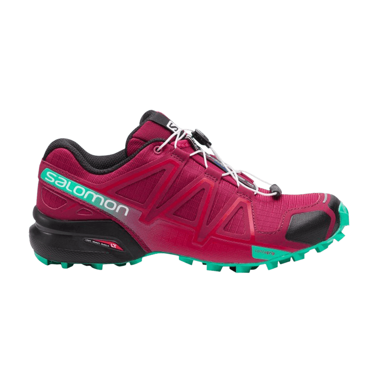 Salomon Wmns Speedcross 4 'Beet Red Electric Green' — Beet Red/Electric Green/Black