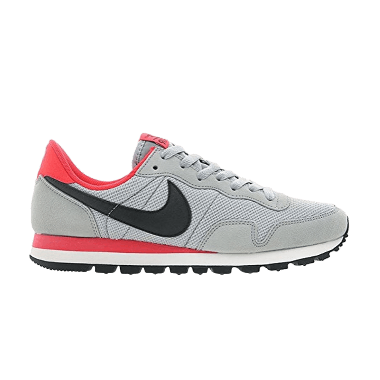 Nike Wmns Air Pegasus 83 'Grey Bright Crimson' — Wolf Grey/Bright Crimson-Deep Garnet-Black