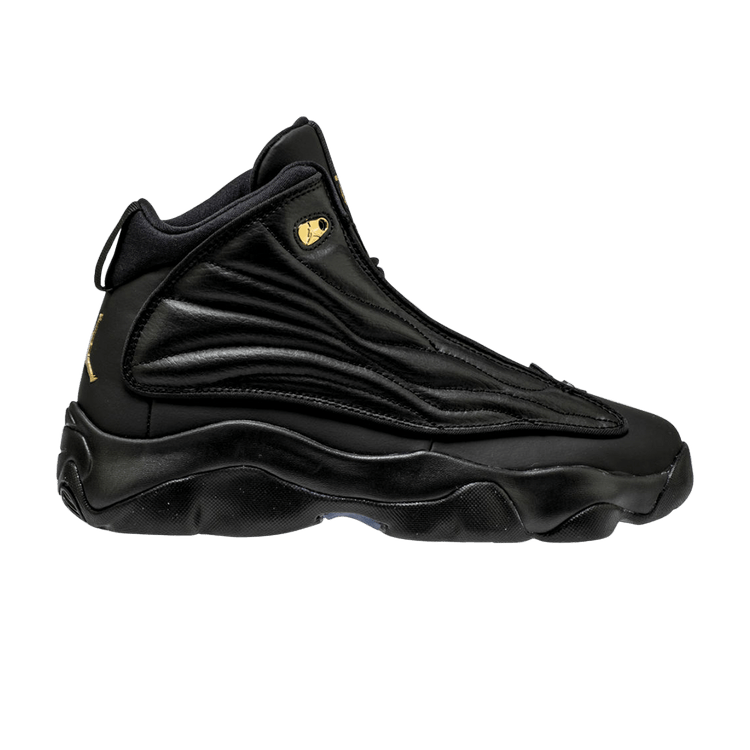 Air Jordan Pro Strong GS — Black/Metallic Gold