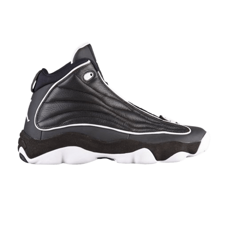 Air Jordan Po Strong BG 'Black' — Black/White-White