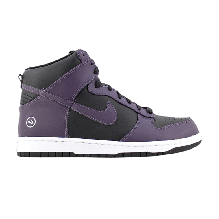 Fragment Design x Nike Dunk High 'City Pack - Beijing' — Black/Metallic Purple