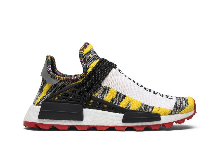 Pharrell x adidas NMD Human Race Trail 'Solar Pack' — Core Black/Red