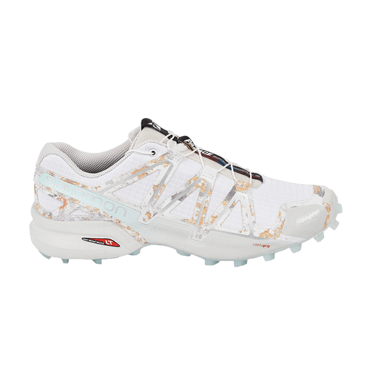 Palace x Salomon Speed Cross 4 'Lunar Rock' — Lunar Rock/White/Icy Morning