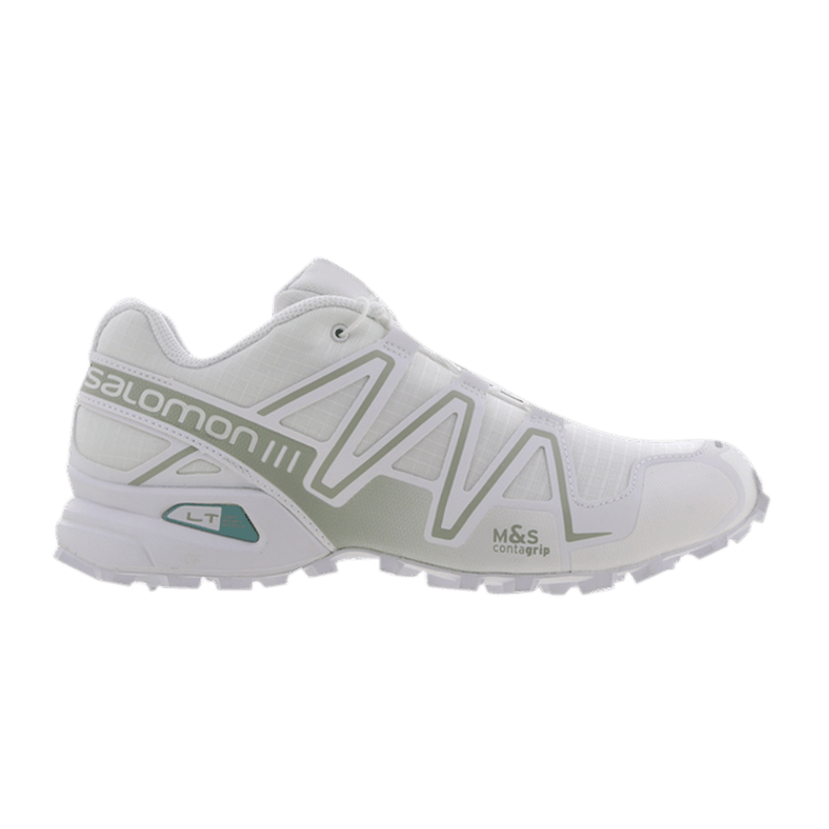 Salomon Speed Cross 3 Advanced 'White Mineral Grey' — White/White/Mineral Grey