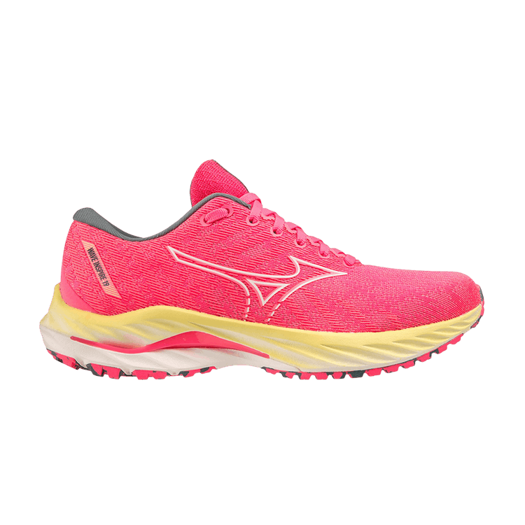 Mizuno Wmns Wave Inspire 19 'High Vis Pink' — High Vis Pink/Snow White