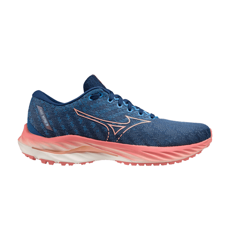Mizuno Wmns Wave Inspire 19 'Blue Quartz Peach Bud' — Blue Quartz/Peach Bud