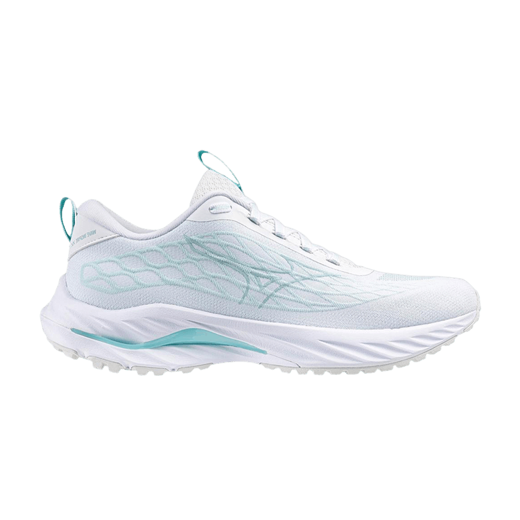 Mizuno Wmns Wave Inspire 20 SSW 'White Aquifer' — White/Aquifer