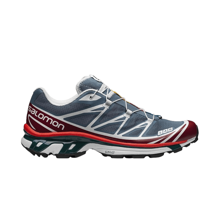 Salomon XT-6 'Ashley Blue Cherry Tomato' — Ashley Blue/White/Cherry Tomato
