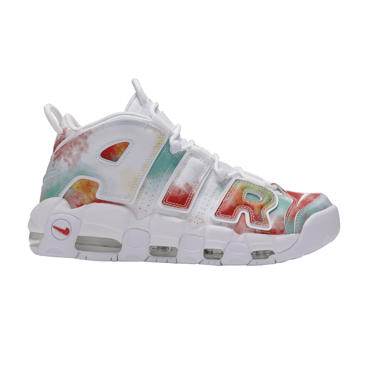Nike Air More Uptempo 'UK' — Amarillo/Speed Red-Neptune Green-White