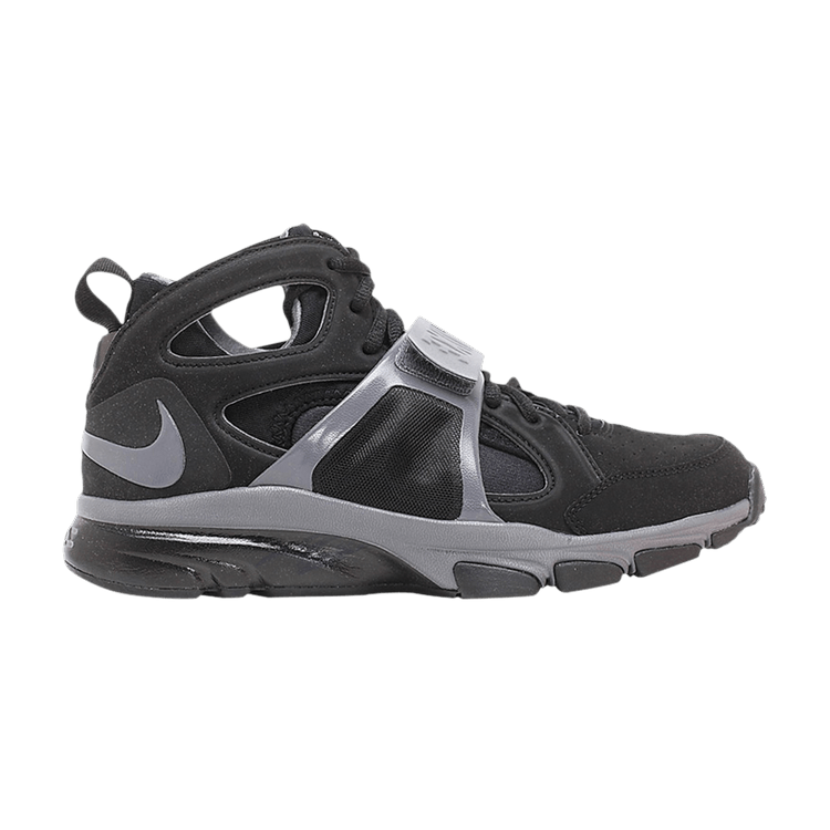 Nike Zoom Huarache TR Mid 'Black Dark Grey' — Black/Dark Grey/Matte Silver/Varsity Red