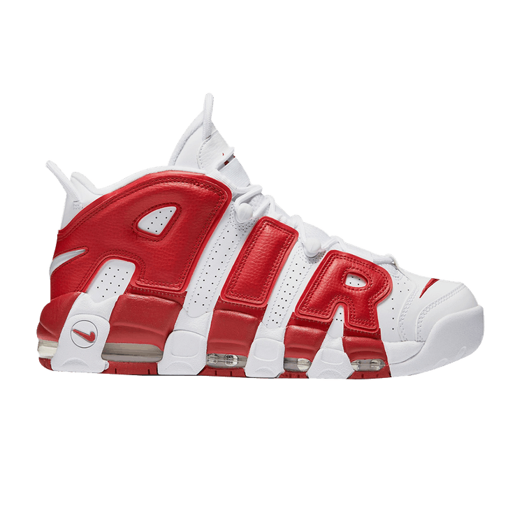 Nike Air More Uptempo GS 'Gym Red' — White/Gym Red