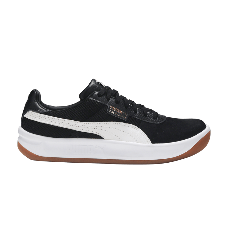 Puma California Casual 'Black Gum' — Black/White