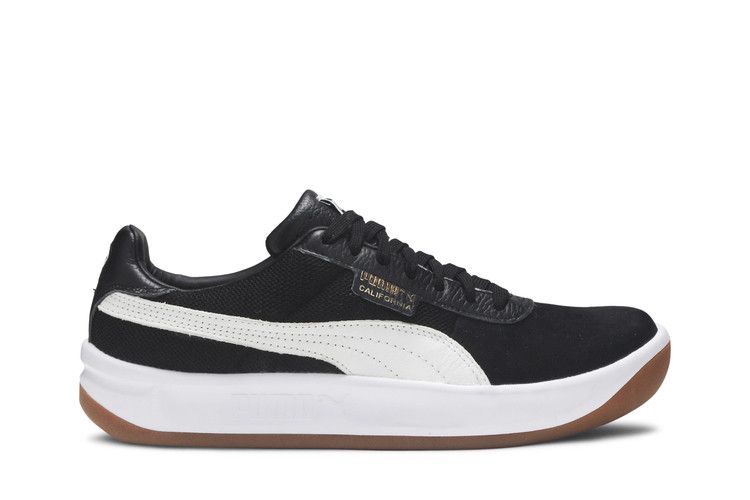 Puma California Casual 'Black Gum' — Black/White