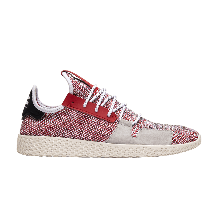 Pharrell x adidas Tennis Hu V2 'Scarlet' — Scarlet/Cloud White/Core Black