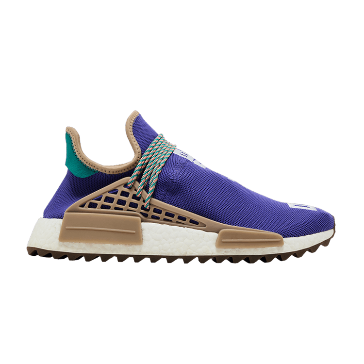 Pharrell x adidas NMD Human Race Trail 'Respira' Friends and Family — Purple/Khaki