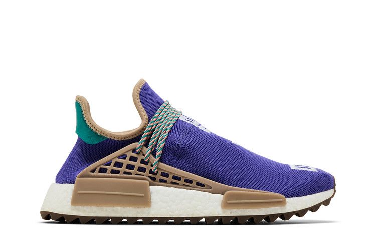 Pharrell x adidas NMD Human Race Trail 'Respira' Friends and Family — Purple/Khaki