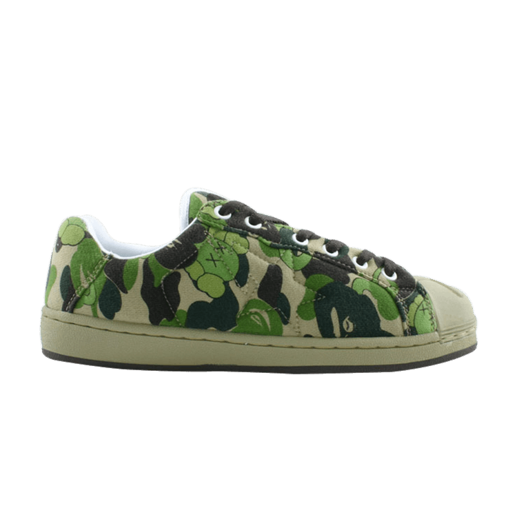 BAPE Skullsta FS-020 Low 'Green Camo' — Green