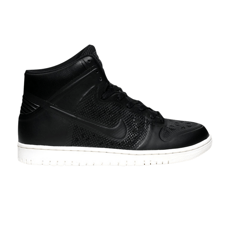 Nike Dunk High Fuse QS 'Black' — Black/Black/Sail