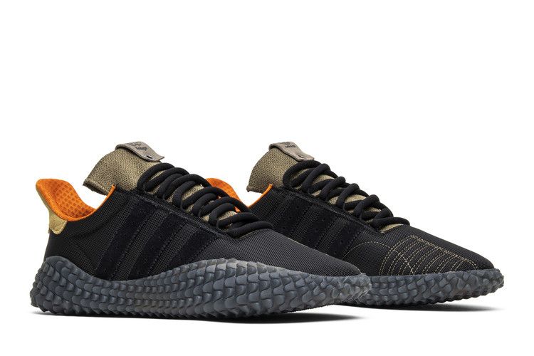 Bodega x adidas Kamanda 'Core Black' — Core Black/Core Black/Khaki