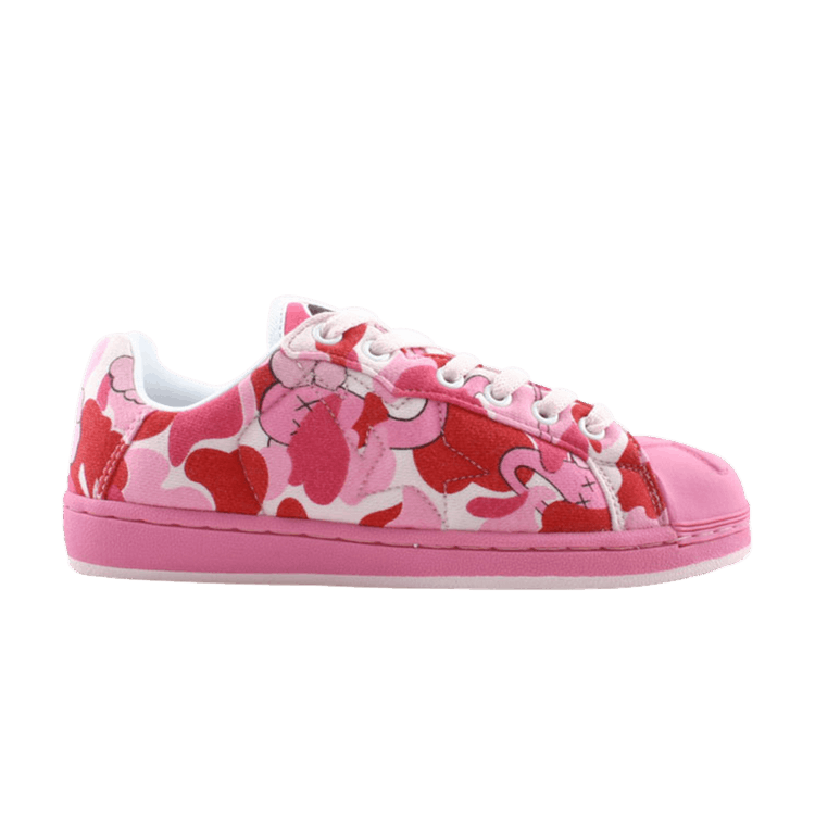 BAPE Skullsta FS-020 Low 'Pink Camo' — Pink