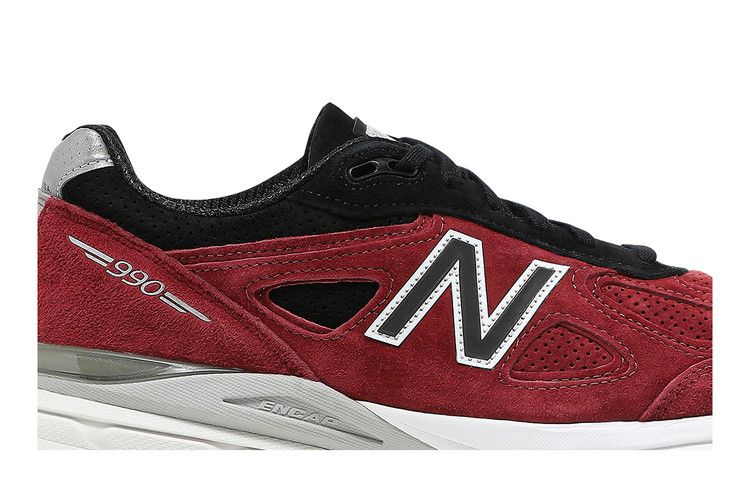 New Balance 990v4 Made in USA 'Burgundy' — Burgundy/Black