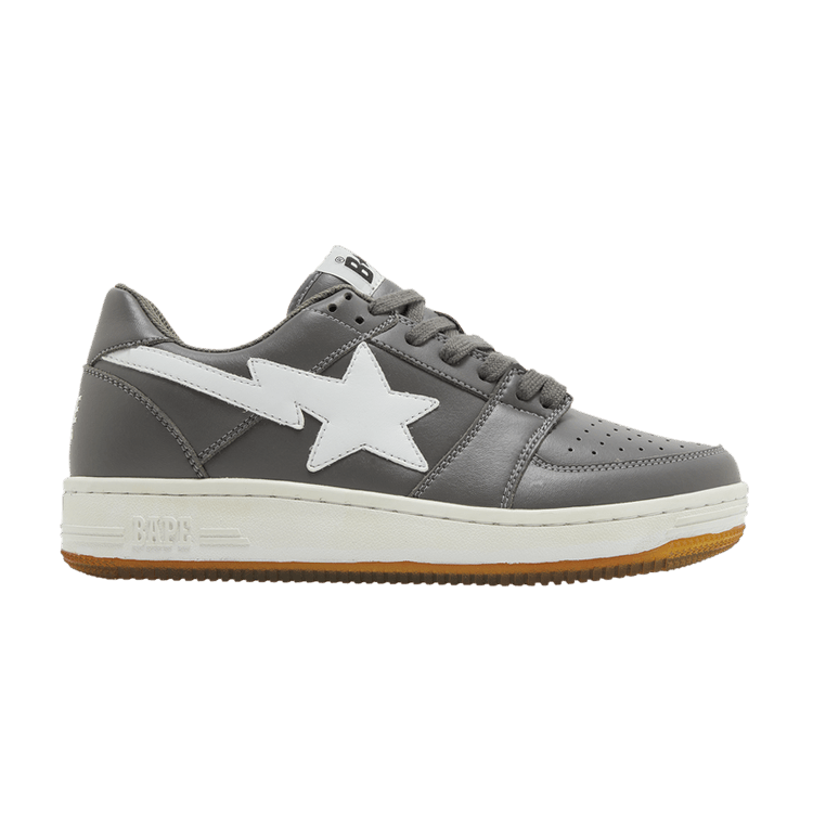 Bapesta Low 'Shark Sole' — Black/White