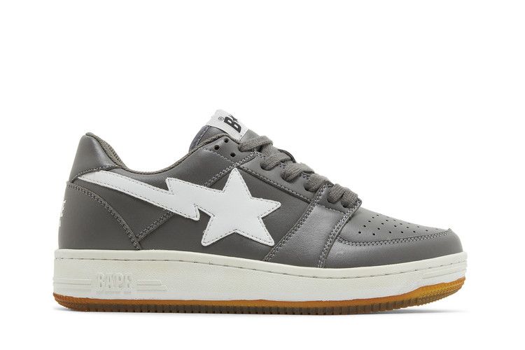 Bapesta Low 'Shark Sole' — Black/White