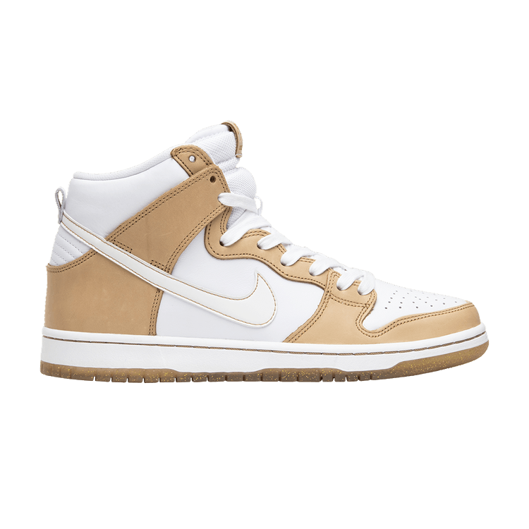 Premier x Nike Dunk High SB TRD 'Win Some, Lose Some' — Vachetta Tan/White-Metallic Gold
