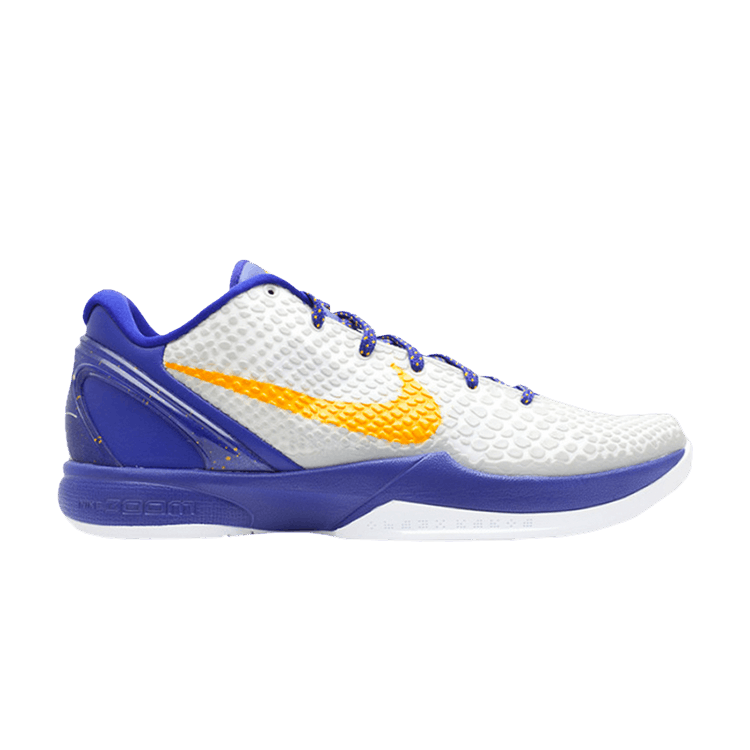Nike Zoom Kobe 6 XDR 'Lakers Home' — White/Del Sol/Neutral Grey/Concord