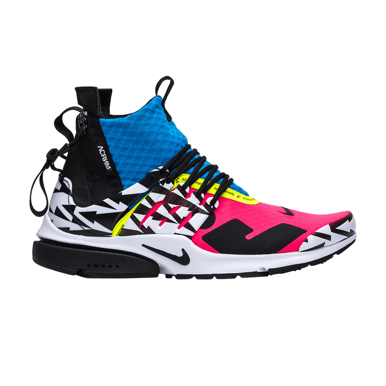 Acronym x Nike Air Presto Mid 'Racer Pink' — Racer Pink/Photo Blue-White-Black