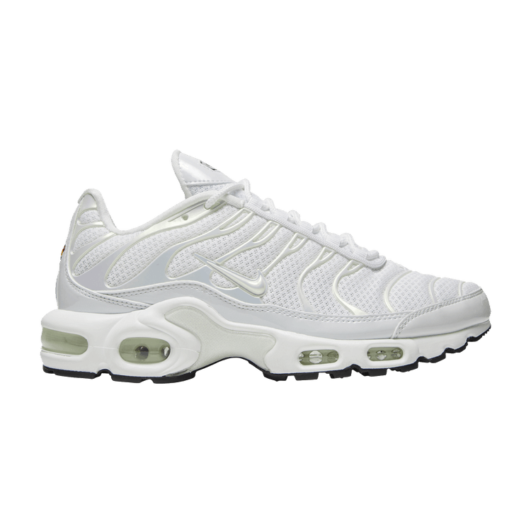 Nike Wmns Air Max Plus Premium 'Triple White' — White/White-White