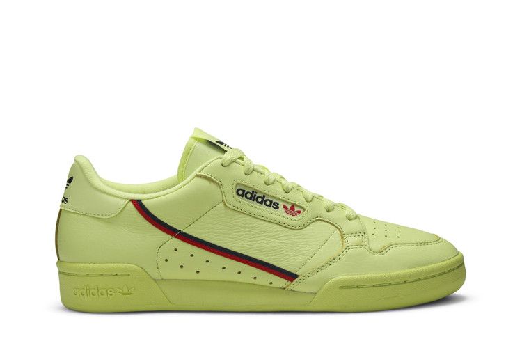 adidas Continental 80 'Semi-Frozen Yellow' — Semi-Frozen Yellow/Scarlet/Collegiate Navy