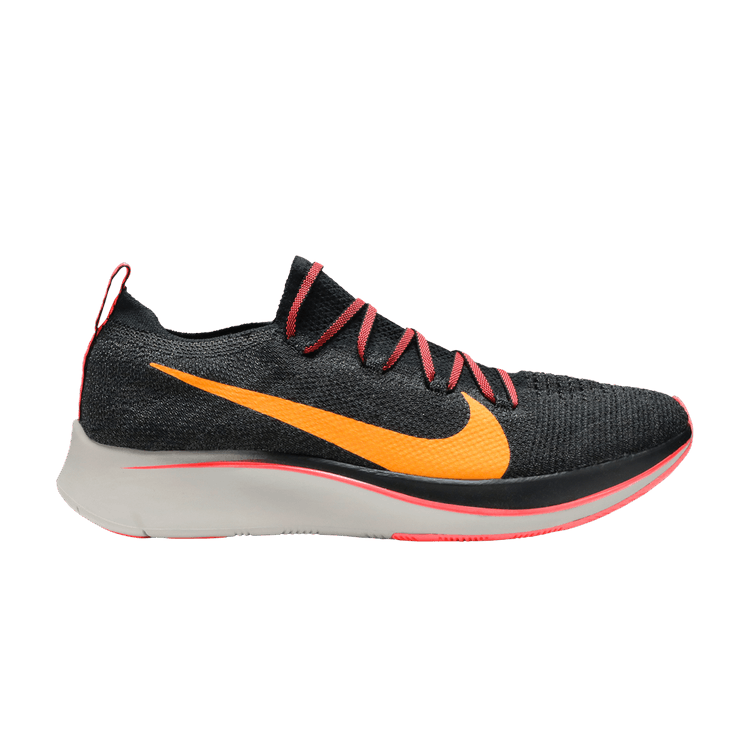 Nike Zoom Fly Flyknit 'Black Flash Crimson' — Black/Flash Crimson-Orange Peel-Moon Particle
