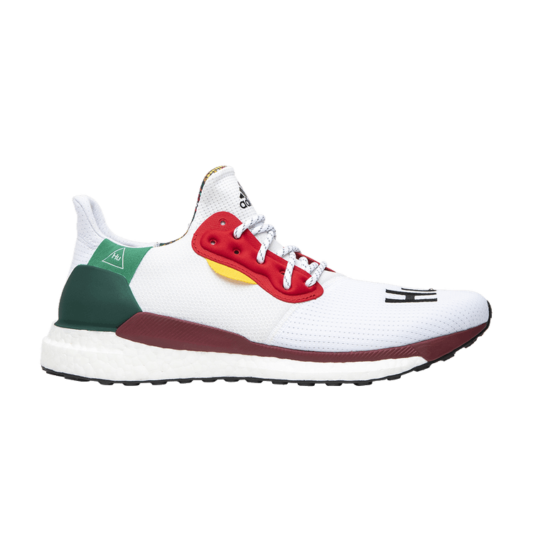 Pharrell x adidas Solar Hu Glide 'White' — Footwear White/Core Black/Bold Green
