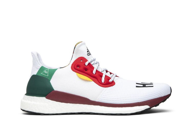 Pharrell x adidas Solar Hu Glide 'White' — Footwear White/Core Black/Bold Green